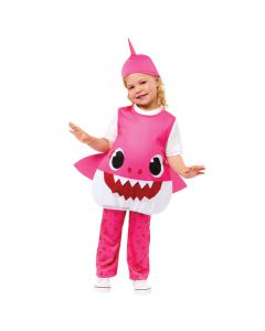 Costume Baby Shark Rosa Pz.1 - 3-4 Anni Cm.104