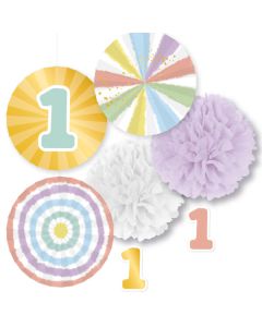 Kit Decorazione 1st Compleanno Pz.5