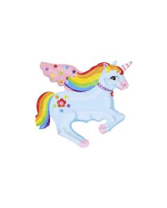 PALLONCINO UNICORNO ARCOBALENO PZ.10