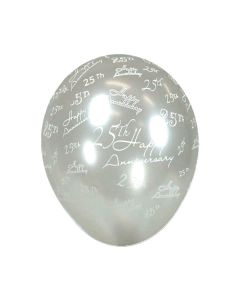 PALLONCINO 25° ANNIVERSARIO (5") PZ.100
