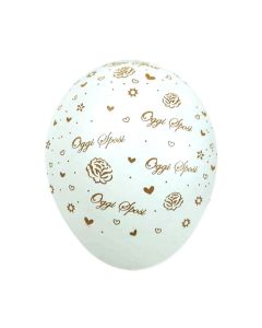 PALLONCINO OGGI SPOSI ROSE (5") PZ.100