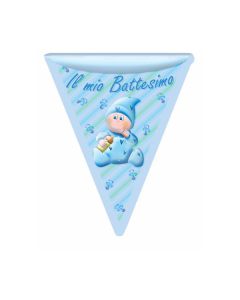 BANDIERINA BATTESIMO BAMBINO PZ.1