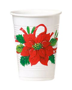 BICCHIERE STELLA DI NATALE PZ.8