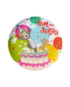 PIATTO PIANO TOM & JERRY MELAMINA PZ.1