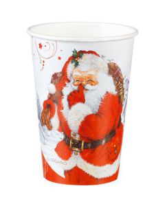 BICCHIERE BABBO NATALE PZ.10