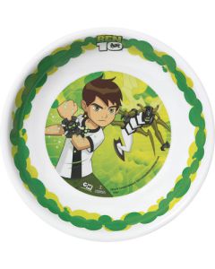 PIATTO FONDO BEN 10 MELAMINA PZ.1