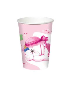 BICCHIERI BATTESIMO BAMBINA PZ.8