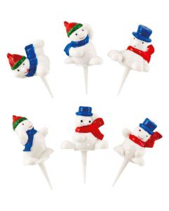 PICK PUPAZZI DI NEVE PZ.6