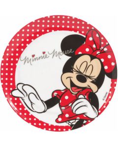 PIATTO PIANO MINNIE MELAMINA PZ.1