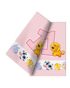 TOVAGLIA 1° COMPLEANNO BAMBINA PZ.1
