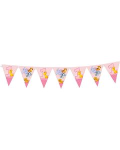 BANDIERINA 1° COMPLEANNO BAMBINA PZ.1