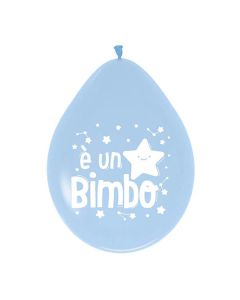 Palloncino E' Un Bimbo Pz.20 Gonfiaggio Aria Cm.25.4 - Pastel Matte
