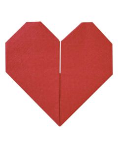 Tovaglioli Cuore Origami Pz.16