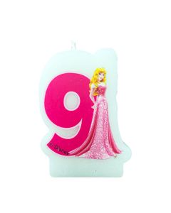 CANDELA PRINCIPESSE 9° COMPLEANNO PZ.1