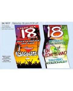 Biglietto Portasoldi 18 Anni Pop R29