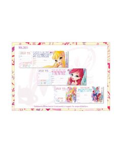 BIGLIETTI INVITI COMPLEANNO WINX PZ.15
