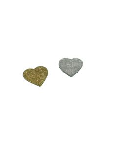 CUORE TESSUTO ORO PZ.250