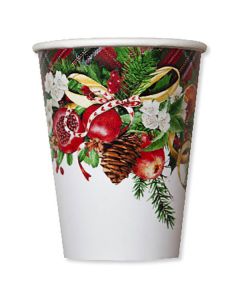 Bicchieri Natale Tartan Pz.8