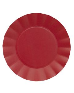 Piatti Grandi Rossi Pz.20 CM.24.5 COMPOSTABILE