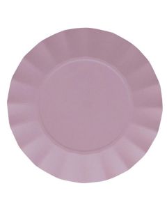 Piatti piccoli rosa quarzo pz.20 cm.21 Compostabile