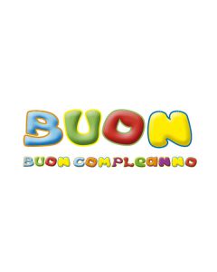 FESTONE JUMBO BUON COMPLEANNO PZ.1