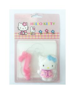 CANDELA NUMERO (7) HELLO KITTY PZ.1