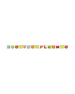 FESTONE JUMBO BUON COMPLEANNO PZ.1