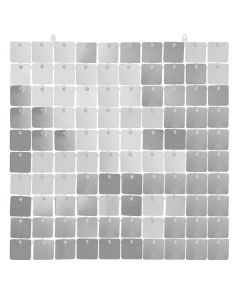 Pannello Decorativo Argento 30x30cm.pz.1