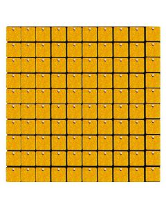 Pannello Decorativo Olografico Oro Pz.1 cm. 30x30