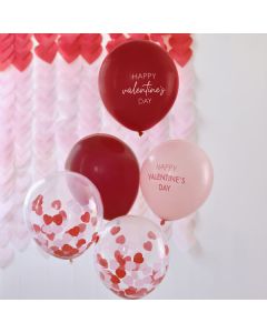Palloncini In Lattice E Coriandoli Pz.5