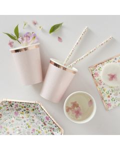 Bicchieri Rose Gold Pois Pz.8