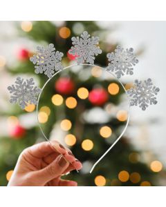 Cerchietto Fiocco Di Neve Pz.1