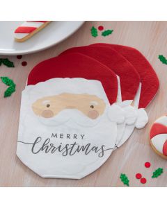 Tovaglioli Babbo Natale Pz.16