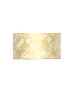 NASTRO ORGANZA CUORE AVORIO PZ.1