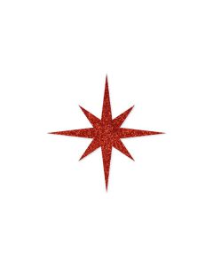 Stelle Adesive Rosse Pz.4 Cm.10