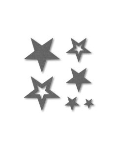 STELLA IN FELTRO GRIGIA PZ.48