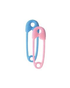 SPILLE DA BALIA PLASTICA AZZURRE PZ.36