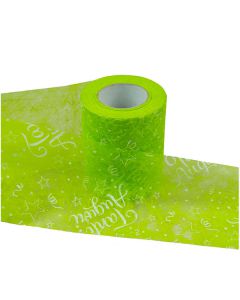 NASTRO TANTI AUGURI VERDE LIME PZ.1