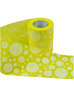 NASTRO DOTS GIALLO PZ.1