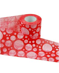 NASTRO DOTS ROSSO PZ.1