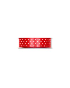 NASTRO FLOCK POIS ROSSO PZ.1