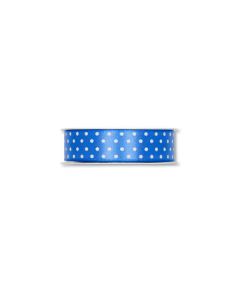 NASTRO FLOCK POIS AZZURRO PZ.1
