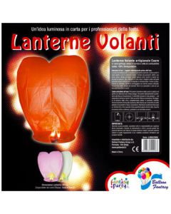 LANTERNA DESIDERI CUORE BIANCO PZ.1