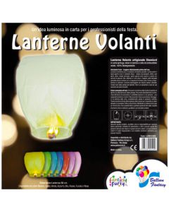 LANTERNA DESIDERI TONDA ROSSO PZ.1