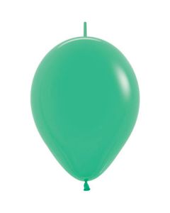 Palloncino Verde (030) Link 12" Pz.25 Colore Standard Verde Prato Cm.30