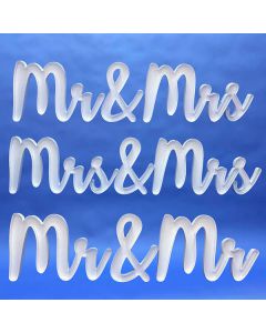 Struttura Porta Palloncini Mrs & Mr Pz.1 Scritta Sagomata Cm.240 X Cm.58