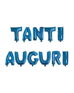SCRITTA TANTI AUGURI BLU