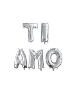 SCRITTA TI AMO ARGENTO