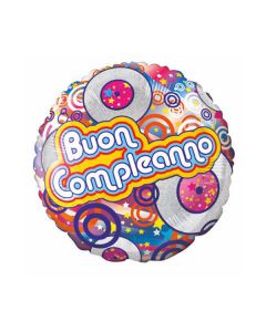 PALLONCINO BUON COMPLEANNO DISCO PZ.1