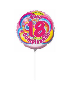 PALLONCINO 18° COMPLEANNO GIRL PZ.10